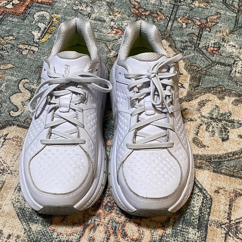 Hoka Gaviota LTR Leather White Sneaker